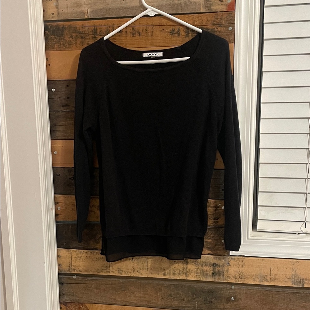 DKNYC Classic Black Long Sleeve Top